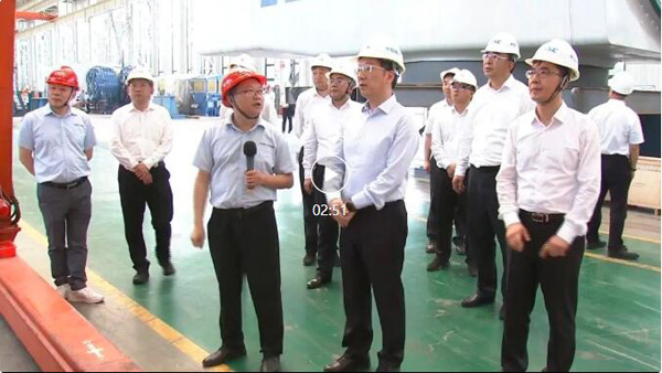 辽宁省省委副书记、、省长李乐成来壹定发集团考察调研